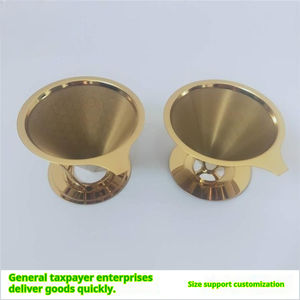 Juego de café por goteo portátil de gran venta, embudo de acero inoxidable plegable, diseño de oreja colgante ecológico <span class=keywords><strong>para</strong></span> acampar al aire libre - Product Image 3