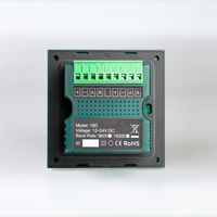 Interruptor de Luz Eléctrico GTD 12V Modbus RS485 con Atenuación Continua, Interruptor de Pared Táctil Inteligente para Hotel con Múltiples Funciones