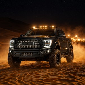 ชุดแต่งสไตล์ F150 ครบชุด แบบ Bolt-On สำหรับ Ford Ranger T6 T7 T8  วัสดุ PP ผิวด้าน - Product Image 4