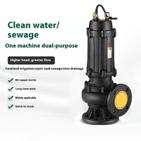 Moteur électrique triphasé WQ 40 M³h Pompes à eau d'égout Pompe submersible