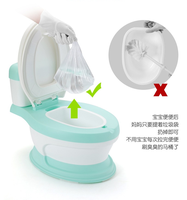 Chaise de toilette moderne monobloc à fermeture lente, fixation au sol, drainage P-trap/S-trap, facile à nettoyer, pour bébés et enfants - Offre Spéciale