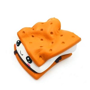 Squishy PU Slow <b>Rebound</b> Sandwich Biscuit with Fragrance Kneading Music Toy China Factory Direct Spot Support Customized - Product Image 2