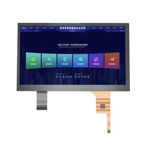 Tela LCD 7 polegadas 1024x600 IPS Mipi 30pin/31pin LCD com tela de toque capacitiva para carregamento Pile Project