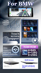 Navigation GPS pour BMW X1 F48 2016 Android 13 12.3 " Autoradio multimédia Lecteur DVD Écran tactile ultra-fin Apple Carplay - Product Image 4