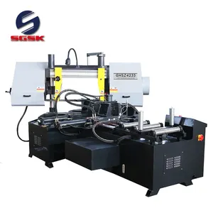 GHSZ4250 angle cut CNC automatic rotary metal band saws for sale