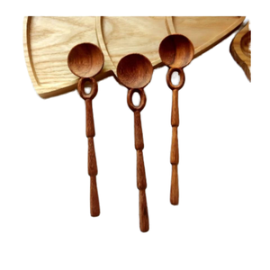 ช้อนไม้บีชธรรมชาติแบบ2024สวยงาม - Product Image 1