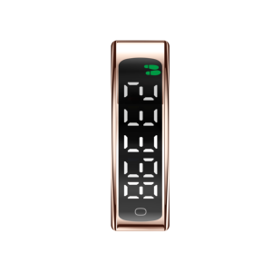Bague connectée en acier inoxydable, tracker d'activité avec écran LED, moniteur de fréquence cardiaque et d'oxygène sanguin, suivi du sommeil et de l'activité, contrôle par application, IP68 - Product Image 5