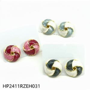 Orecchini romantici a forma di cuore per le donne alla moda carini indossano quotidianamente gioielli religiosi a cerchio di perle per feste e regali - Product Image 1