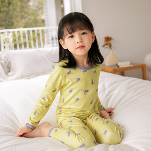 <span class=keywords><strong>Pyjama</strong></span> doux pour enfants, sous-vêtements pour enfants, personnalisés, slim, ensemble à la mode, style élégant, automne hiver, - Product Image 3