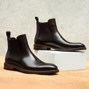 Mocassins pour hommes en cuir brun de haute qualité, fabriqués au Royaume-Uni, style rétro, cuir lavé, Goodyear Welted, lacets, brogues imperméables - Product Image 6