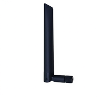 Antenne WIFI pliable omnidirectionnelle en caoutchouc à gain élevé personnalisée 2.4G 5.8G 5dBi double bande