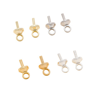 จี้รูปดวงตาแกะ ชุบทอง 14K ทำจากทองแดง สำหรับทำเครื่องประดับ DIY เช่น สร้อยข้อมือ สร้อยคอ - Product Image 1