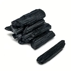 wholesale natural crystal stone Bulk Natural Raw black tourmaline Crystals Rough Gemstones for sale and decoration