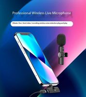 Mikrofon Lapel Nirkabel Tipe-C IOS K11 Laris untuk Pengajaran, Mikrofon Ponsel