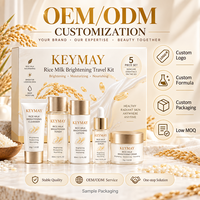 Kit de Voyage Soin Visage au Lait de Riz OEM ODM – Éclaircissant, Hydratant, Nourrissant – Marque Privée, Vente en Gros, Personnalisé