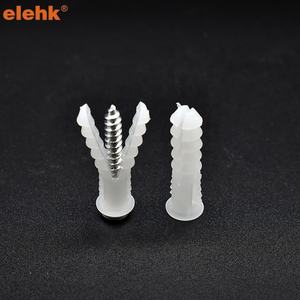 Elehk Plastic Wall Plug Anclajes de nailon PE Plastic Anchors M6 M8 Self-Drilling Drywall Hollow Wall Anchor - Product Image 3