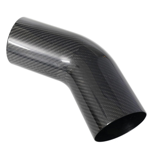 Chất lượng cao 45 độ ống sợi carbon uốn cong khuỷu tay ống T300 12 K Twill thực sợi carbon uốn cong ống - Product Image 5