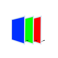 Plafonnier suspendu encastré 600*600 RGB LED, panneau lumineux LED RGBCCT 60x60, panneau lumineux CCT 595x595