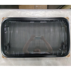 Ventana Integrada Premium para Autocaravana, 900*500mm, Marco de Aluminio, Ventana Doble Acrílica con Persiana Plegable y Mosquitera - Product Image 4