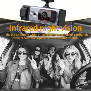 Cámara para Auto 1080P con Triple Lente Delantera y Trasera, WiFi, Grabación en Bucle, Gran Angular de 140 Grados, DVR para Auto de 12V con Soporte para Tarjeta TF - Product Image 3