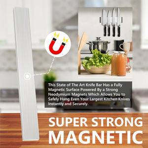 <span class=keywords><strong>Porte</strong></span>-<span class=keywords><strong>couteau</strong></span> magnétique bandes de couteaux magnétiques <span class=keywords><strong>adhésif</strong></span> barre de couteaux aimant pour la cuisine - Product Image 4