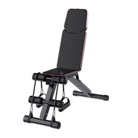 Banc de musculation multifonctionnel pliable et réglable, banc plat, chaise de fitness, équipement de gym à domicile, tabouret de musculation