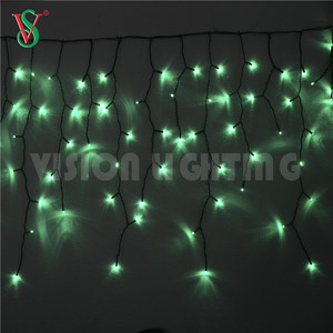 3.2มิลลิเมตรยางวางสายพวงมาลัยกลางแจ้งนำม่าน Icicle แสงสำหรับสวนเวที - Product Image 5