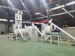 Automatische 1-Tonnen-pro-Stunde Futterproduktionslinie Tierfutter-Verarbeitungslinie für Rinder, Schafe und Kühe - Product Image 4