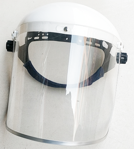 Màu xanh/đen/trắng/cam/đỏ/vàng nửa Mũ bảo hiểm nhôm cạnh Polycarbonate mặt lá chắn Visor công nhân bảo vệ CE ANSI 2000 - Product Image 3