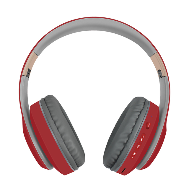 Wireless Bluetooth Headphones With Mic Noise Cancelling Headsets Stereo Sound Earphones Sports Gaming Headphones Supports TF
