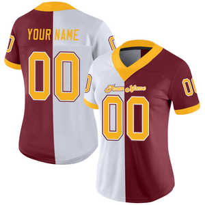 Maillots de football personnalisés rouge bordeaux, chemises de style baseball pour homme, maillot de baseball personnalisé - Product Image 5