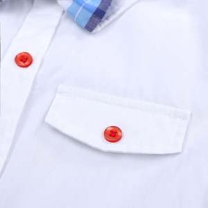 Vêtements pour enfants de haute qualité en gros, nouveaux modèles, ensembles de vêtements, chemise polo pour garçon, pantalon ballon - Product Image 4