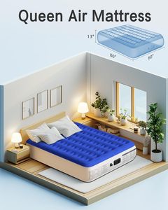 Matelas pneumatique de luxe pour le camping, double hauteur réglable, avec technologie Comfortcoil - Product Image 5