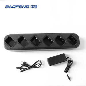 เครื่องชาร์จ 6 ช่องของเป่าเฟิงสำหรับสถานีชาร์จแบบหลายช่องสำหรับวิทยุสื่อสาร UV9R Plus พร้อมอะแดปเตอร์แปลงไฟ - Product Image 2