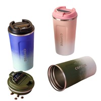Tasse à café Thermos à double paroi flacons à vide bouteille d'eau de sport isolée en acier inoxydable 304