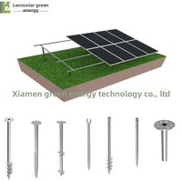 Ancres hélicoïdales à grandes pales pour systèmes photovoltaïques au sol, pieux pré-encastrés agricoles, modèle à quatre pales