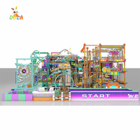 Dola Columpio Interior Interactivo, Atracción de Emoción, Centro de Entretenimiento Familiar, Pista de Obstáculos Ninja, Parque de Aventuras Modelo Interior