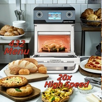 Oven Microwave Pintar Cepat Panas, Konveksi Turbo, Harga Terjangkau, Mesin Oven Kecepatan Tinggi untuk Memasak
