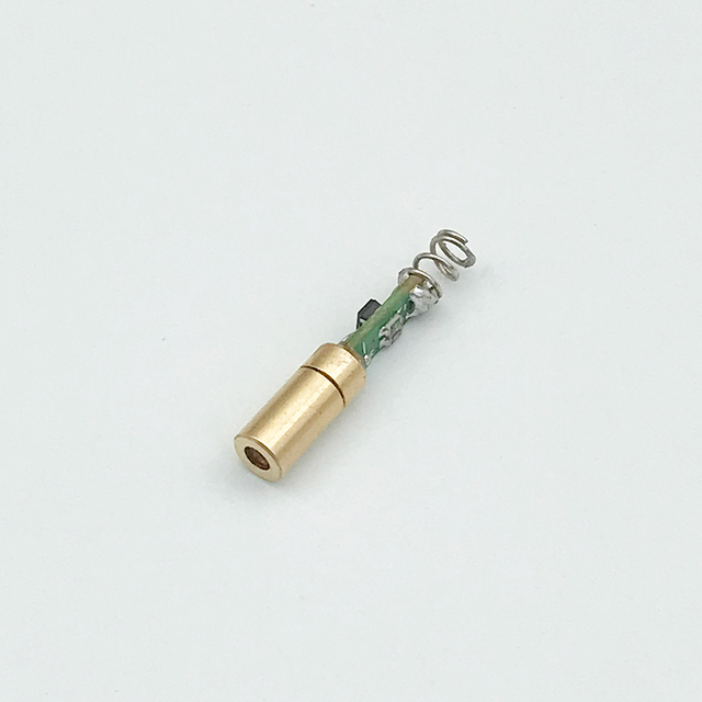 650nm 5mw 4x10mm Red Dot Mini Laser Diode Module with External Circuit Board Driver and Spring for Tactical Aiming Laser Sight