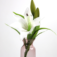 Lys en latex fait à la main pour la Saint-Valentin, style moderne, respectueux de l'environnement, couleur et taille personnalisées, livraison rapide, décoration