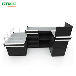 Highbright HBE-CC-223 High Quality Durable Modern Design Fashionable Appearance High Definition Screen Checkout <b>Counter</b> 2440mm - Product Image 3