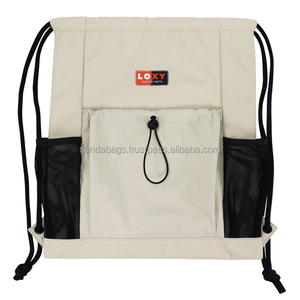 2024 Nylon impermeable viaje deporte gimnasio cordón mochilas Fitness cadena personalizada <span class=keywords><strong>mochila</strong></span> bolsa - Product Image 4