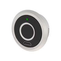 EVERGOOD ZC03 Serrure d'armoire à empreintes digitales à profil rond haut avec fonction de déverrouillage d'urgence USB-C pour armoires et casiers