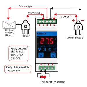 Tuya WIFI capteur de température thermomètre moniteur chauffage congélateur contrôleur chambre Thermostat alarme température enregistreur maison vie intelligente - Product Image 4