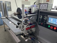 Machine d'emballage multi-produits pour oreillers avec alimentation pneumatique à double voie pour sucettes glacées, bonbons, chocolats, biscuits et snacks