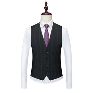 Nouveaux vêtements décontractés pour hommes affaires professionnel costume formel Plaid élastique hommes s costumes <span class=keywords><strong>blazer</strong></span> trois pièces ensemble hommes costumes d'affaires - Product Image 3
