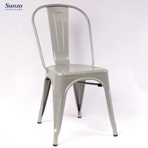 Chaise <span class=keywords><strong>Marais</strong></span> Moderne Vintage Industrielle en Métal pour Extérieur en Métal à Lattes pour Salle à Manger Jardin <span class=keywords><strong>Bar</strong></span> en Fer pour Hôtel Salon Appartement - Product Image 2