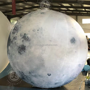 Bola <span class=keywords><strong>de</strong></span> globo terráqueo inflable <span class=keywords><strong>de</strong></span> alta calidad, globos <span class=keywords><strong>de</strong></span> Luna inflables colgantes con LED para decoración publicitaria - Product Image 5