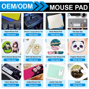 Alfombrilla de Ratón para Juegos de Alta Calidad Personalizada OEM, Logotipo Plateado, Accesorio para Gamers en Stock, Colores y Formas Personalizables - Product Image 4