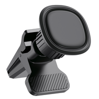 Support de téléphone portable magnétique universel à 360 degrés pour grille d'aération de voiture, le plus vendu, avec 4 aimants